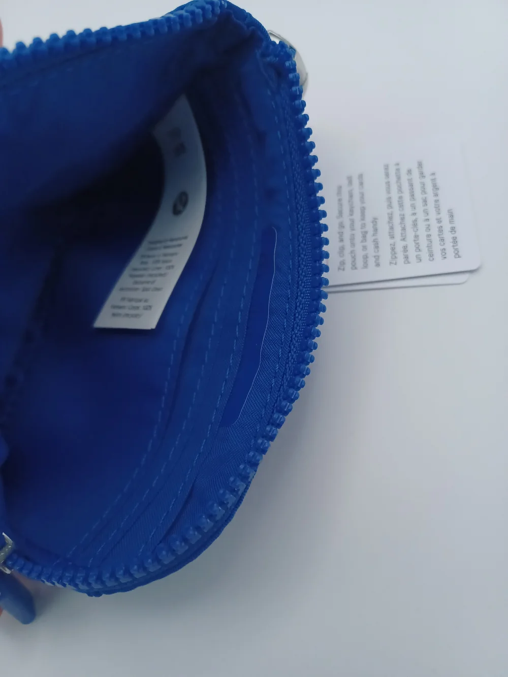 Lululemon Clippable Card Pouch in BEBA/PSTE/SLVR